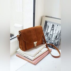 Sezane Suede Purse